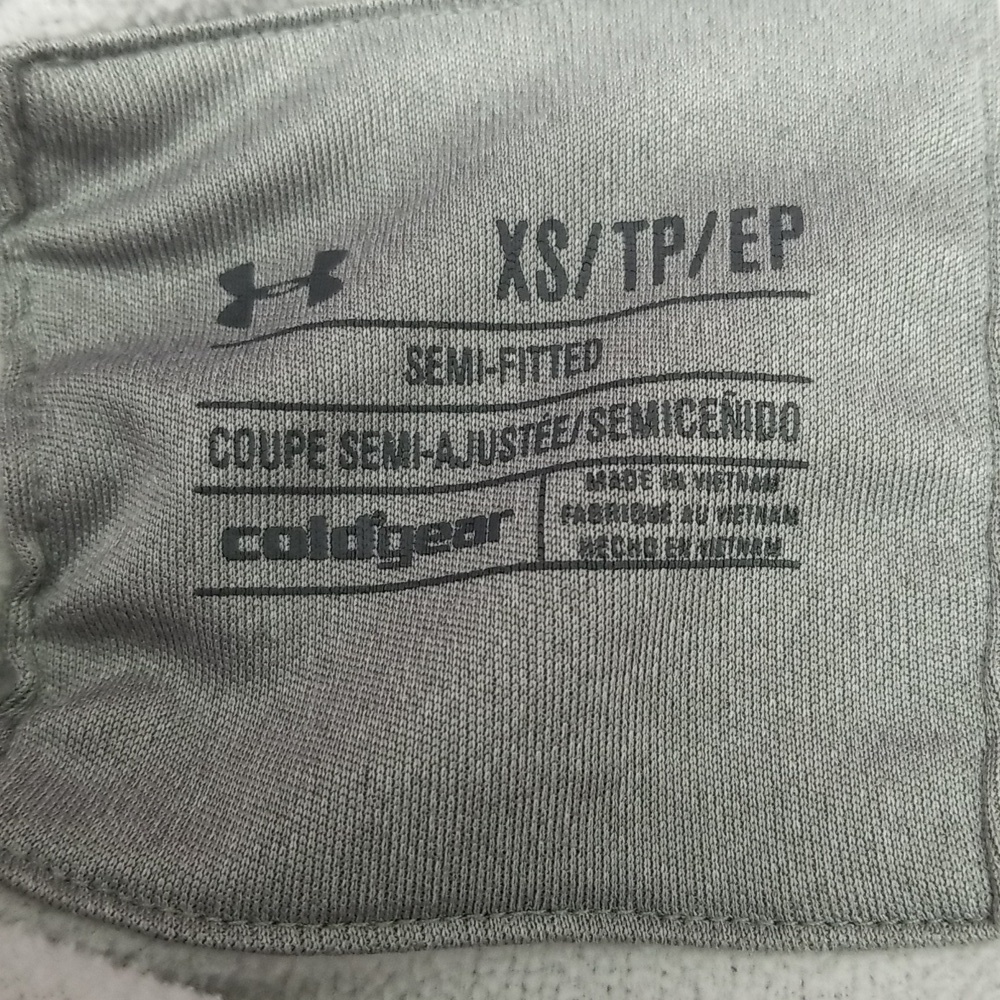 Under Armour Semi Fitted Cold Gear Storm Hoodie Gray Purple - Picture 7 of 7